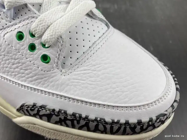 Rep (W) Retro 3 Jordan CK9246-136 Green Lucky 0404